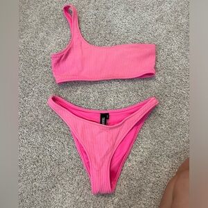 Triangl bikini pink